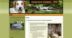 Desktop Screenshot of creekside-kennel.com